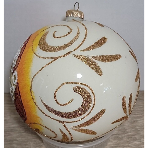 RARE VITBIS Poland Large Blown Glass Noel Christmas Ornament Collection Santa - Picture 2 of 7